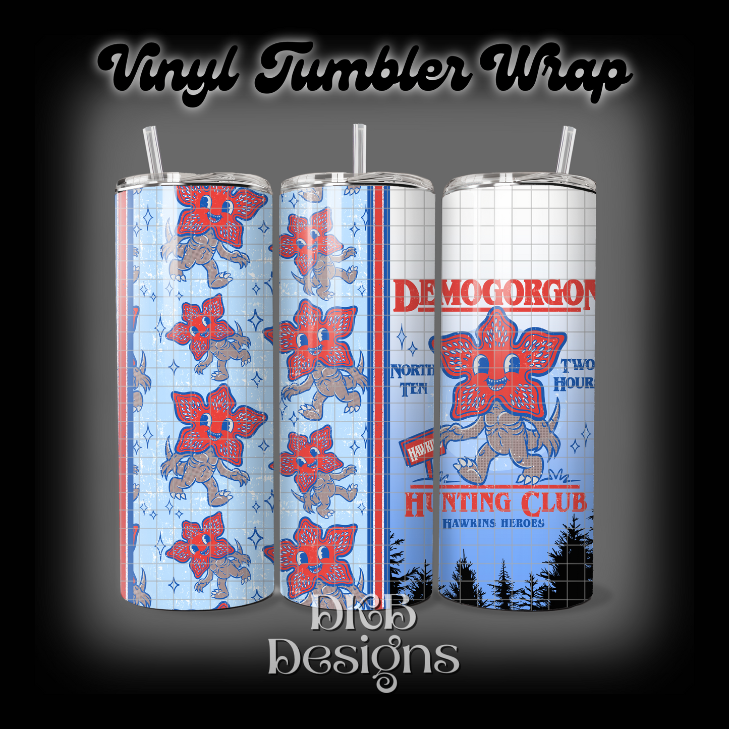 Demo vinyl tumbler wrap