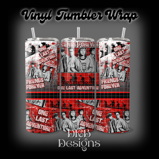 Friends forever vinyl tumbler wrap