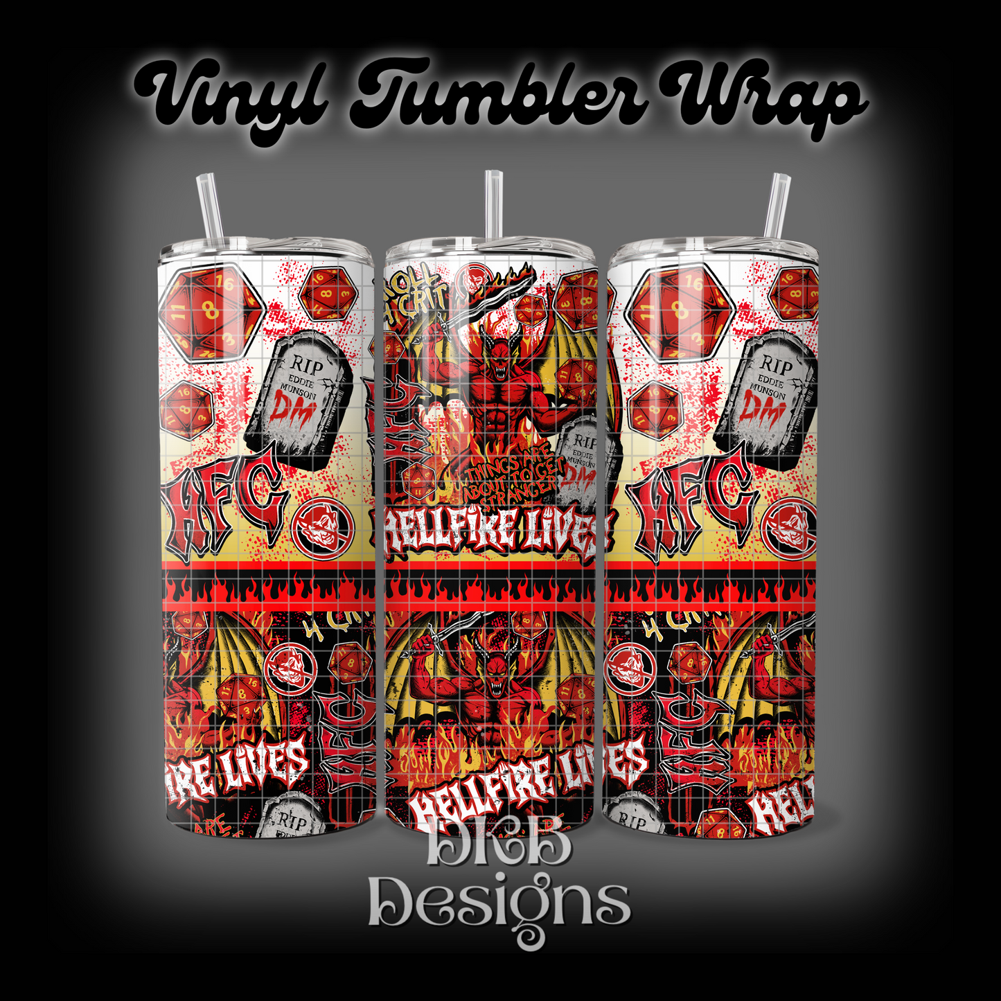 HFC vinyl tumbler wrap