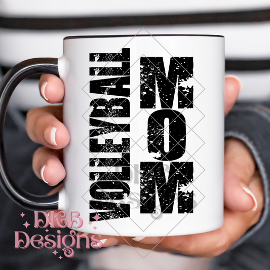 Volleyball mom UV DTF