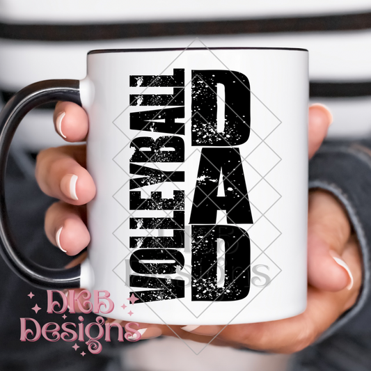 Volleyball dad UV DTF