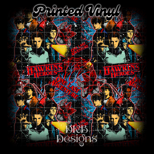 Heroes Printed Vinyl