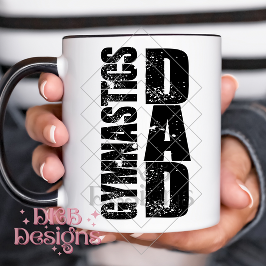 Gymnastics dad UV DTF