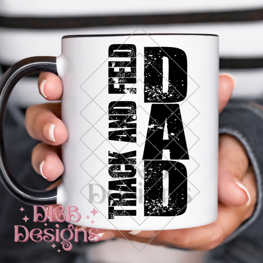 Track and field dad UV DTF