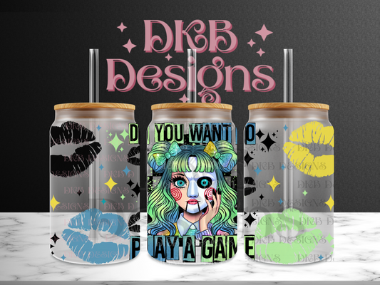 Do you want to play 16oz glass can UV DTF