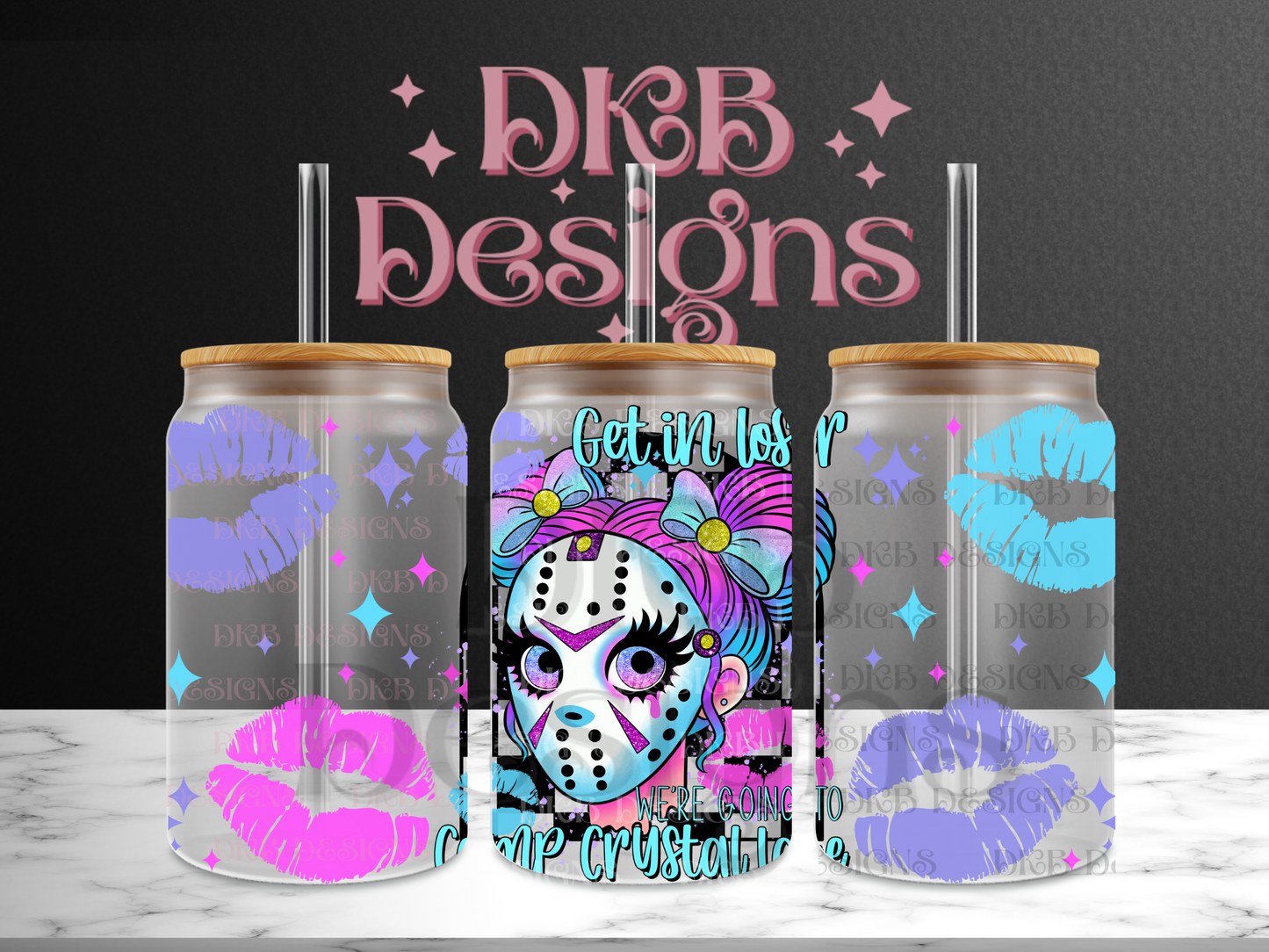 We’re going to camp 16oz glass can UV DTF