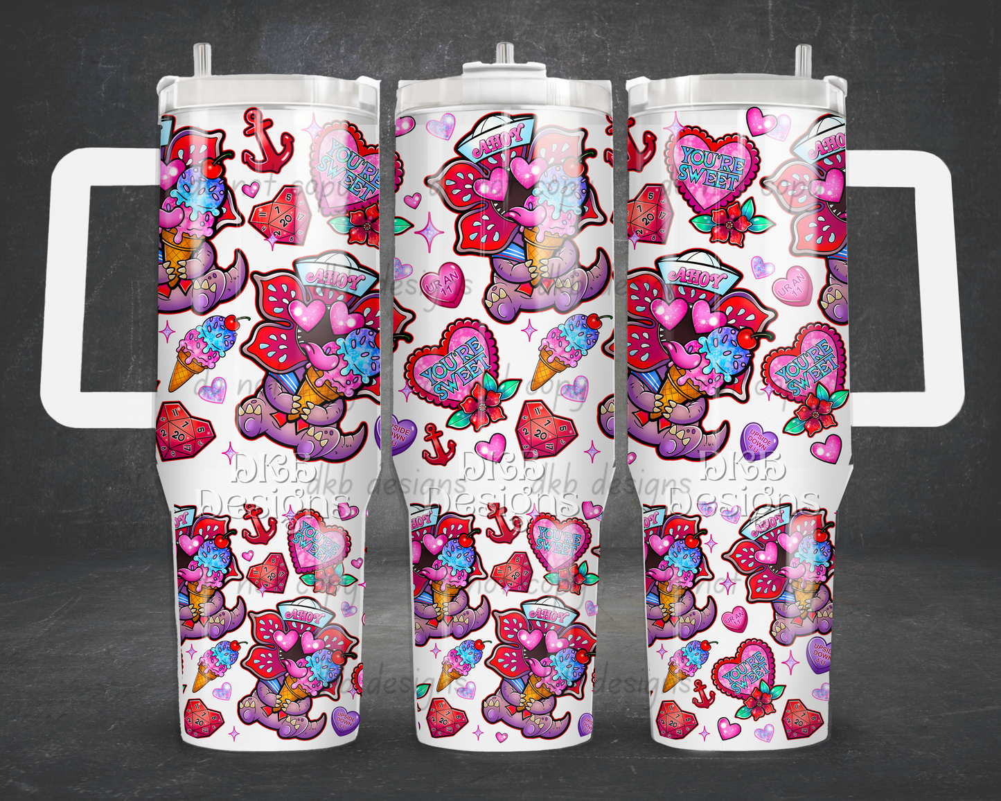 Ahoy 40oz Tumbler UV DTF