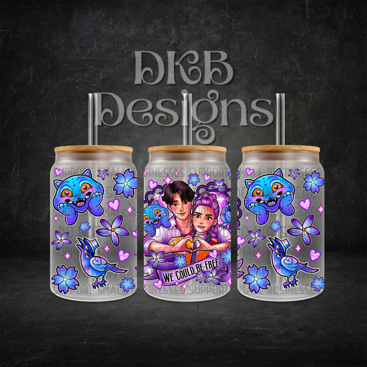 KPDH 16oz glass can UV DTF