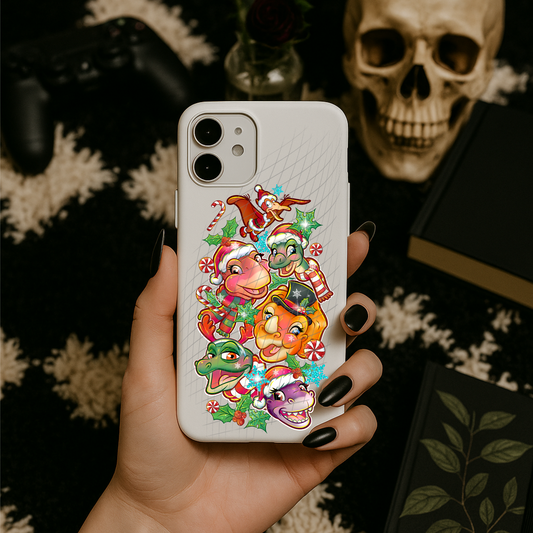 Christmas dinos UV DTF