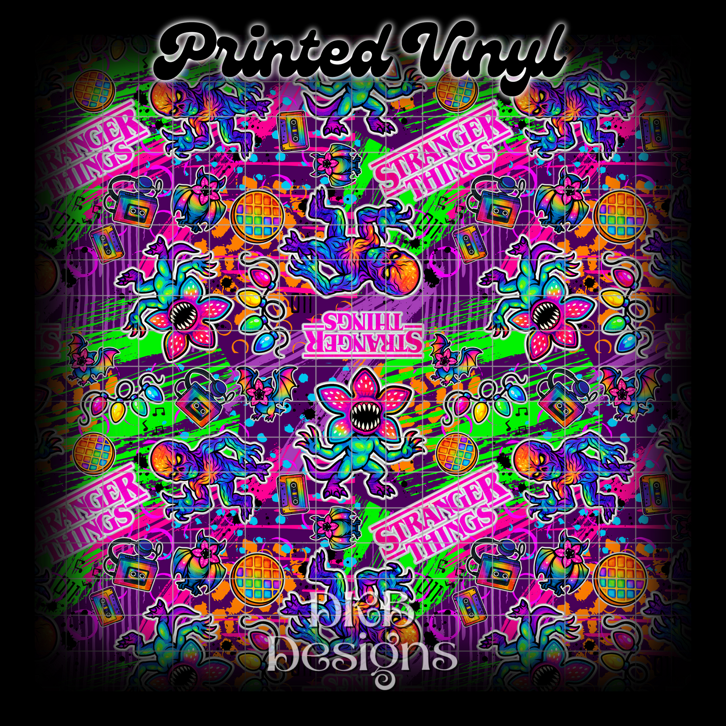 Strange sticker book Printed Vinyl (5 color ways)