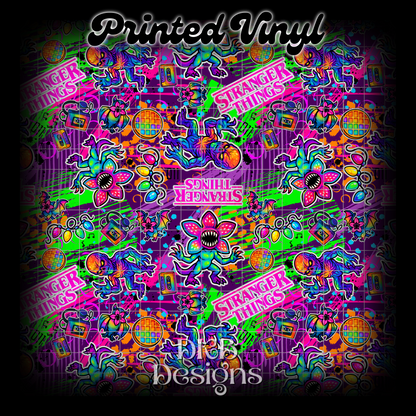 Strange sticker book Printed Vinyl (5 color ways)