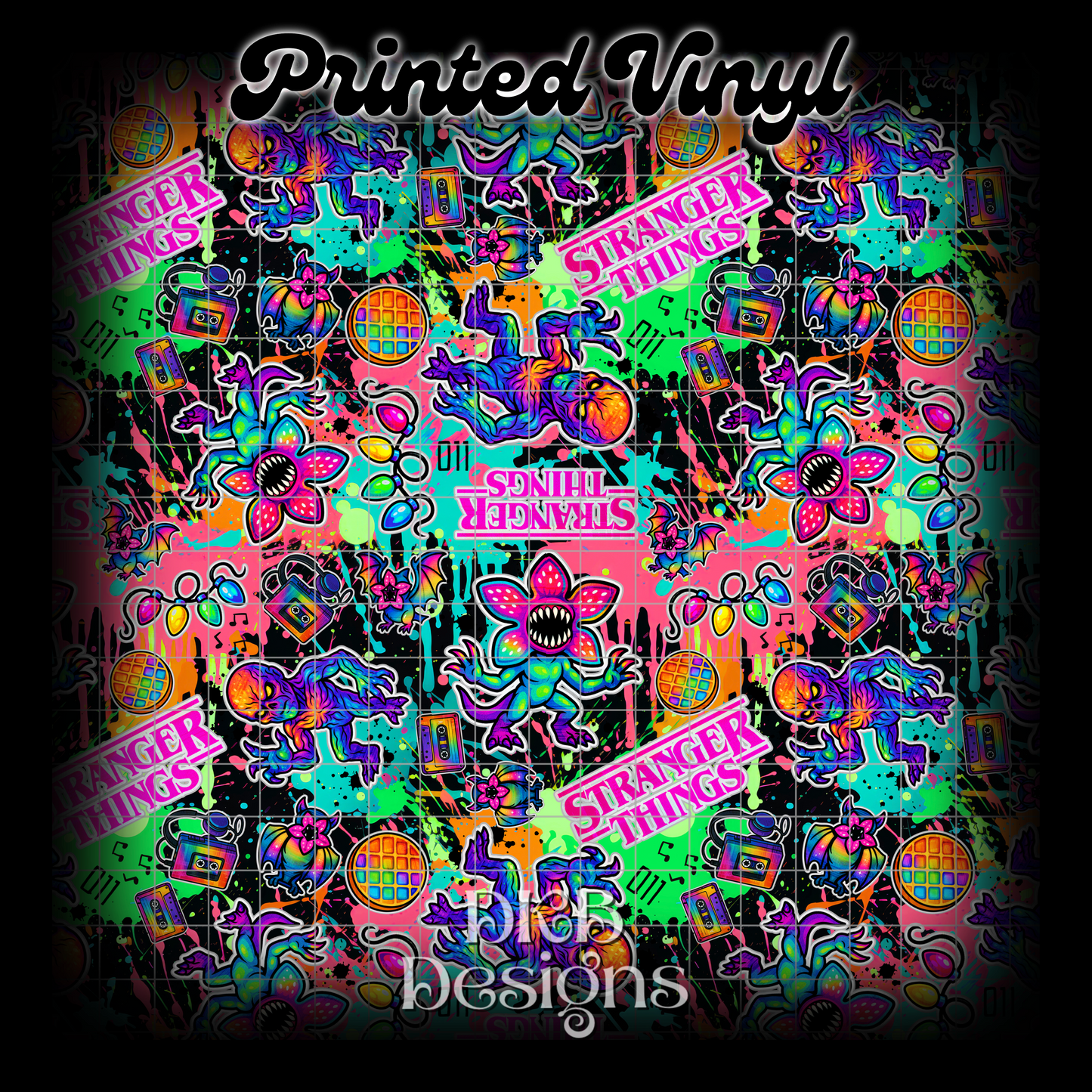 Strange sticker book Printed Vinyl (5 color ways)