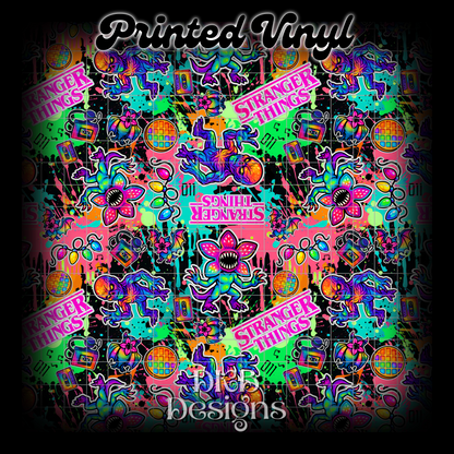 Strange sticker book Printed Vinyl (5 color ways)