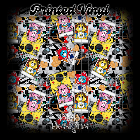 Strange Bears Printed Vinyl (4 color ways)