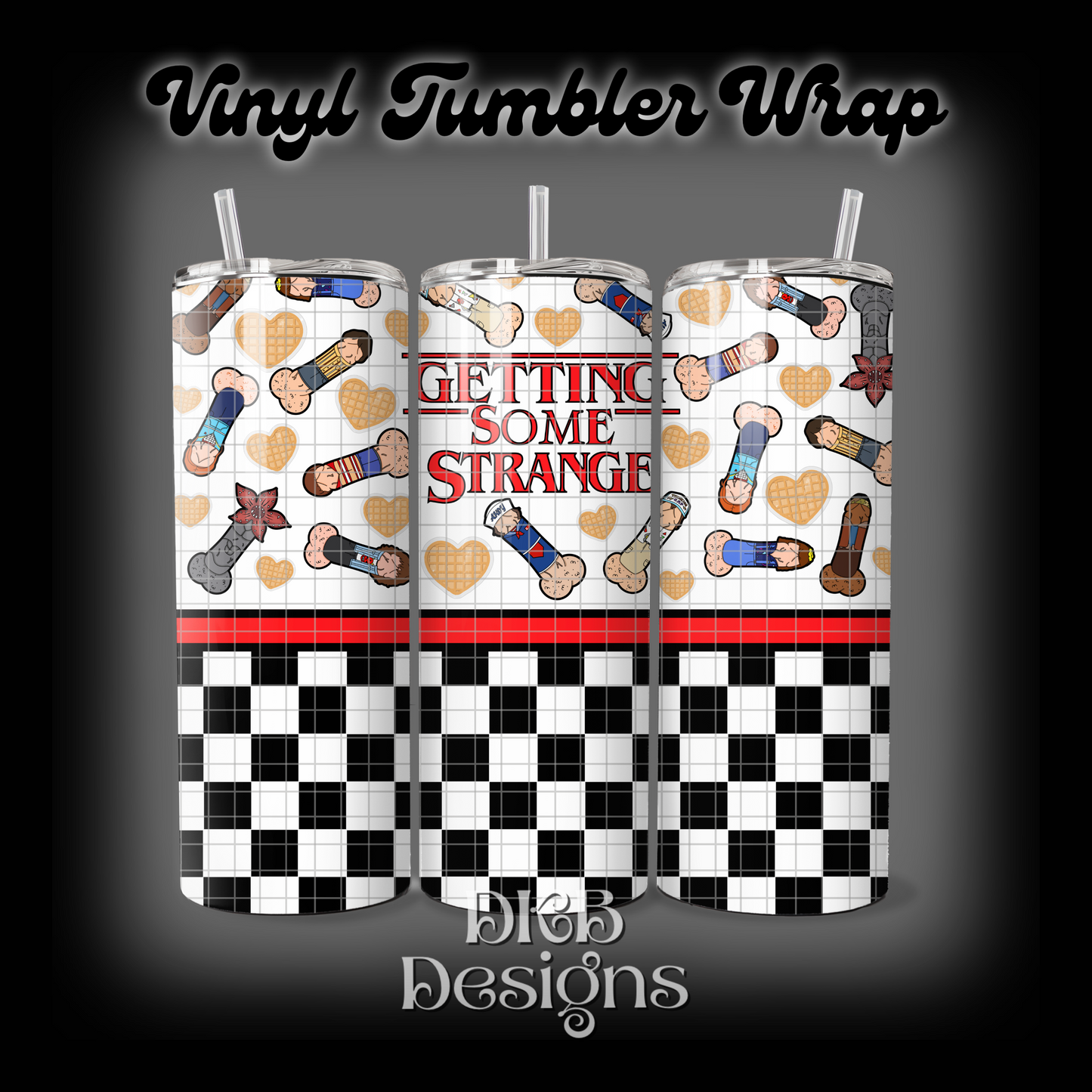 Getting some strange vinyl tumbler wrap