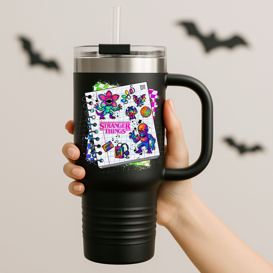 Strange sticker book UV DTF