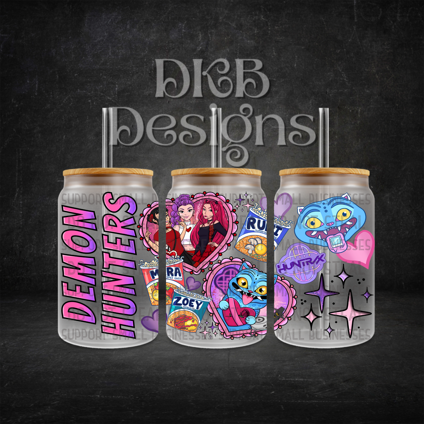 KPDH 16oz glass can UV DTF