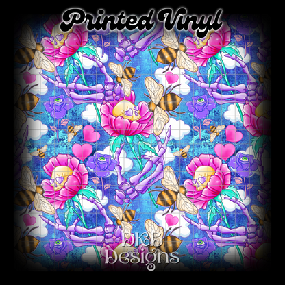 Bee mine Printed Vinyl (4 color ways)