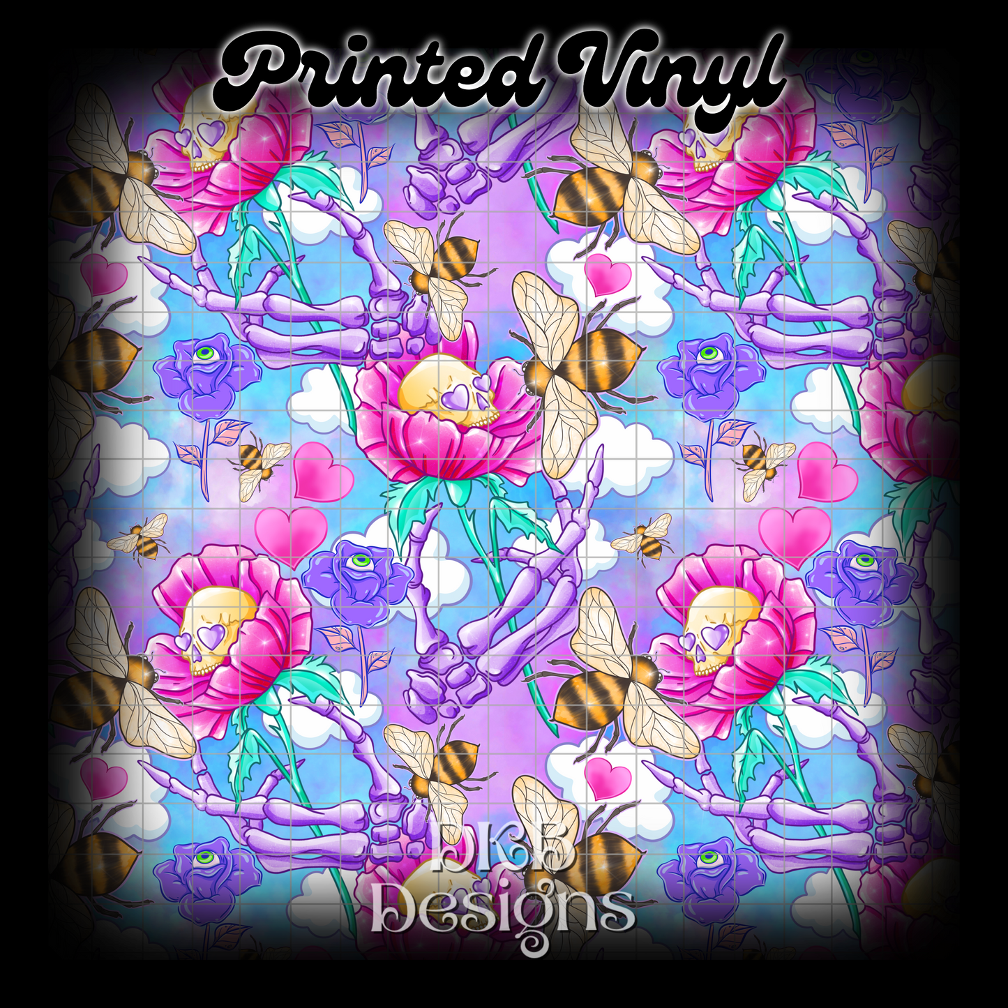 Bee mine Printed Vinyl (4 color ways)