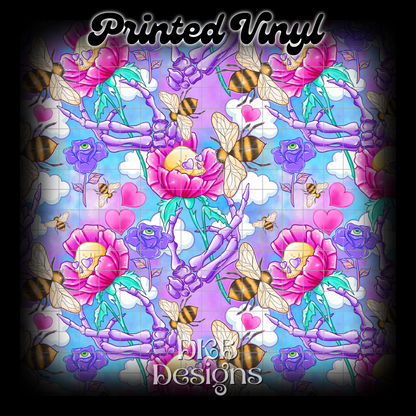 Bee mine Printed Vinyl (4 color ways)