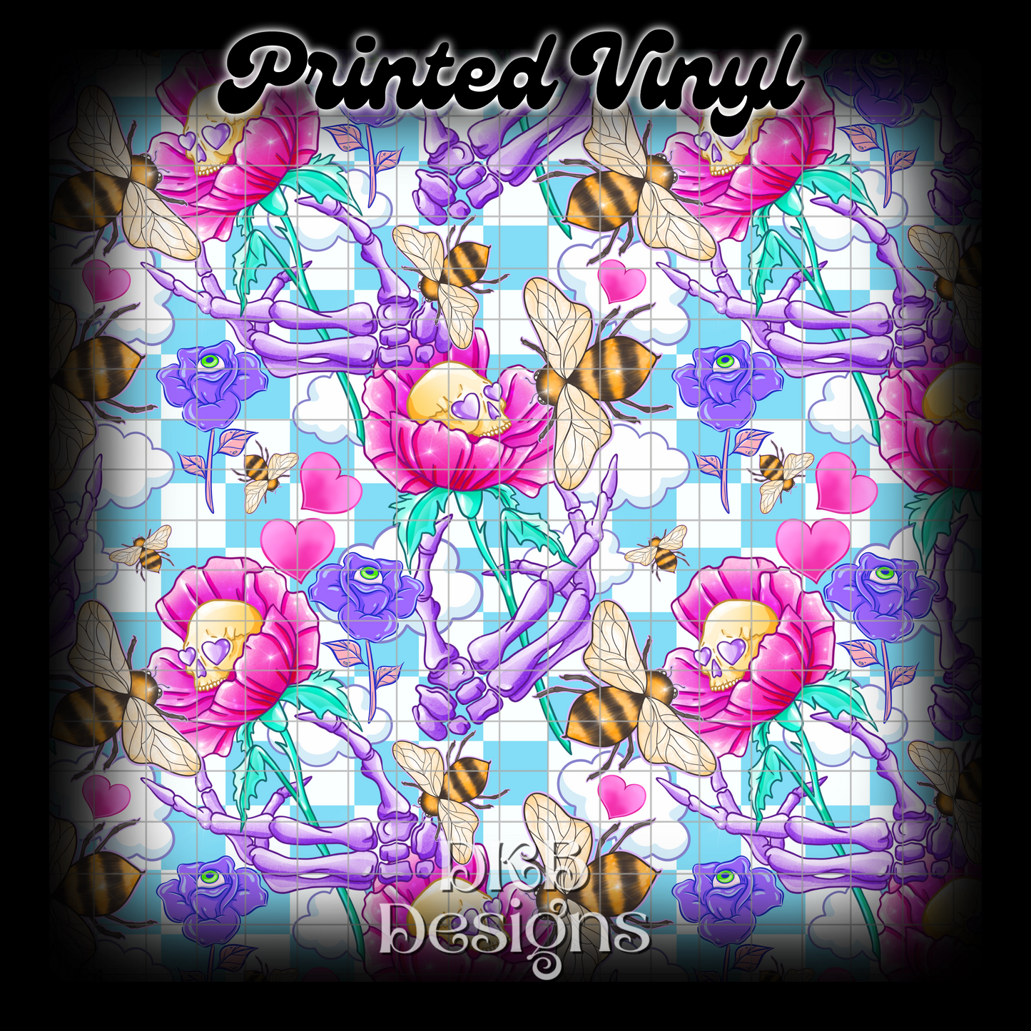 Bee mine Printed Vinyl (4 color ways)