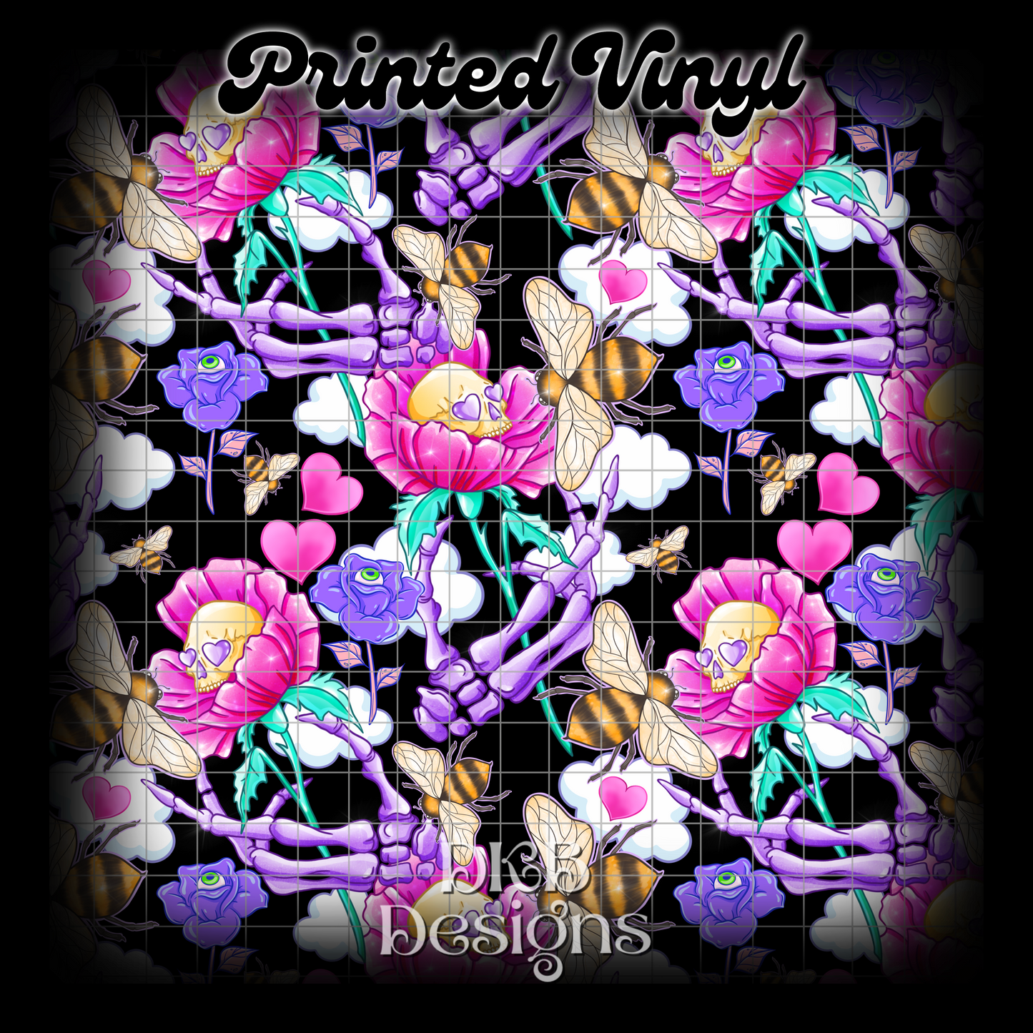 Bee mine Printed Vinyl (4 color ways)