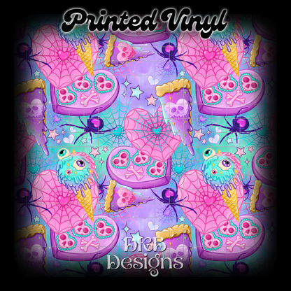 Eat me Printed Vinyl (4 color ways)