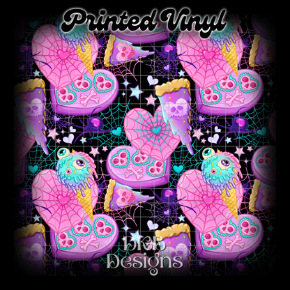 Eat me Printed Vinyl (4 color ways)