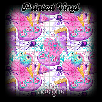 Eat me Printed Vinyl (4 color ways)