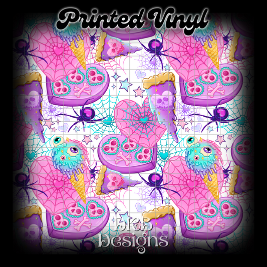 Eat me Printed Vinyl (4 color ways)