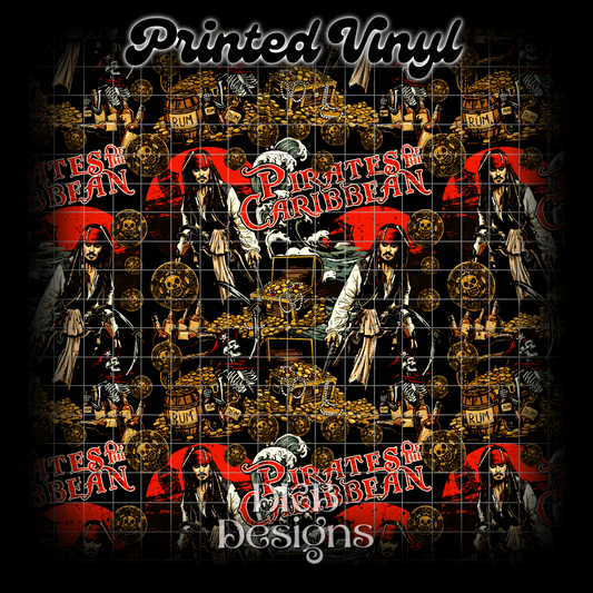 Pirates Printed Vinyl