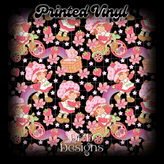 Strawberry Printed Vinyl (6 color ways)