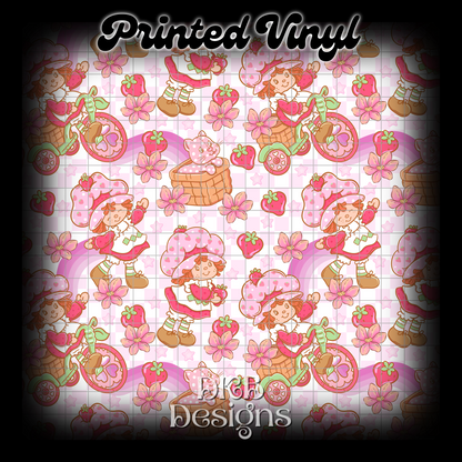 Strawberry Printed Vinyl (6 color ways)