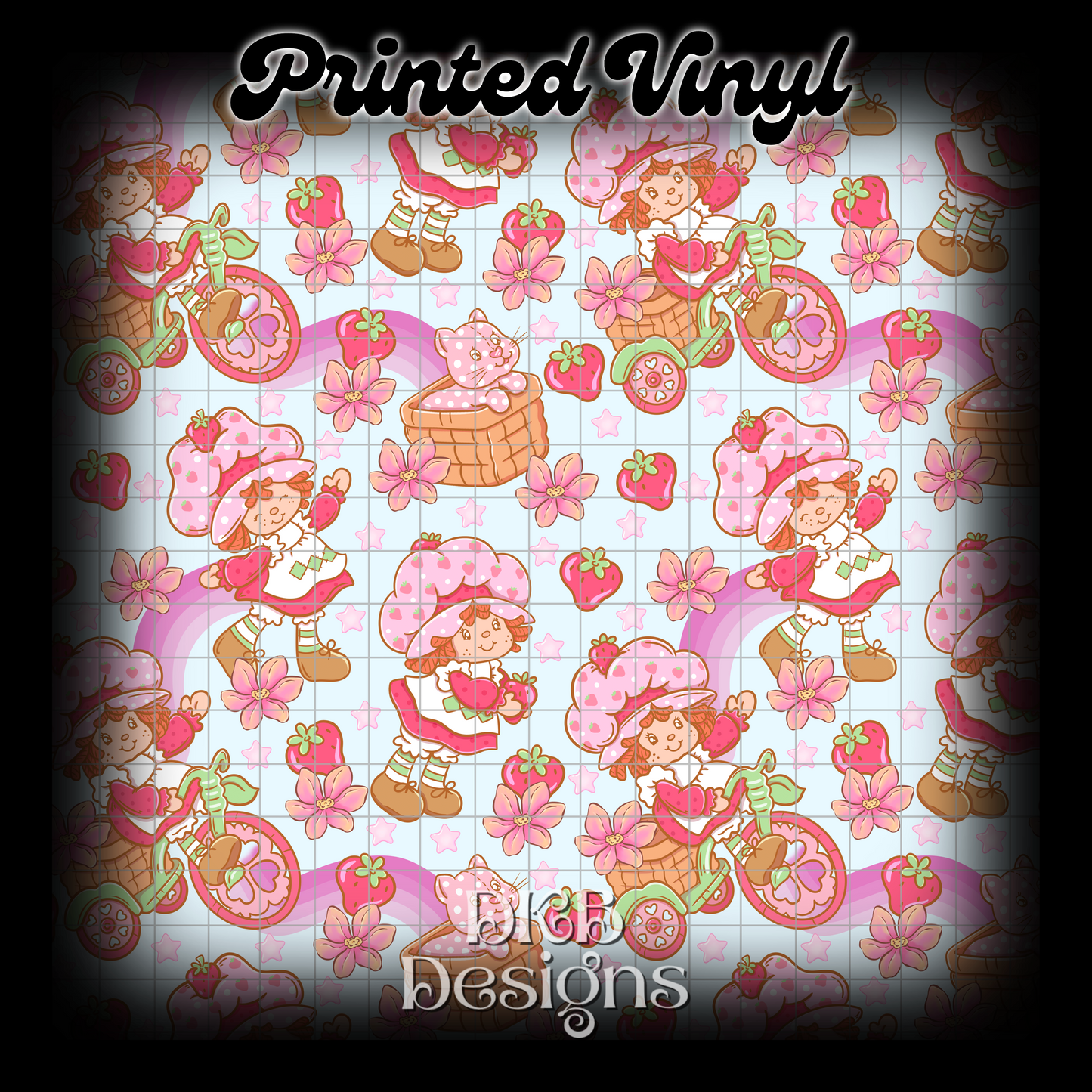 Strawberry Printed Vinyl (6 color ways)