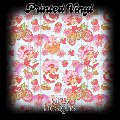 Strawberry Printed Vinyl (6 color ways)