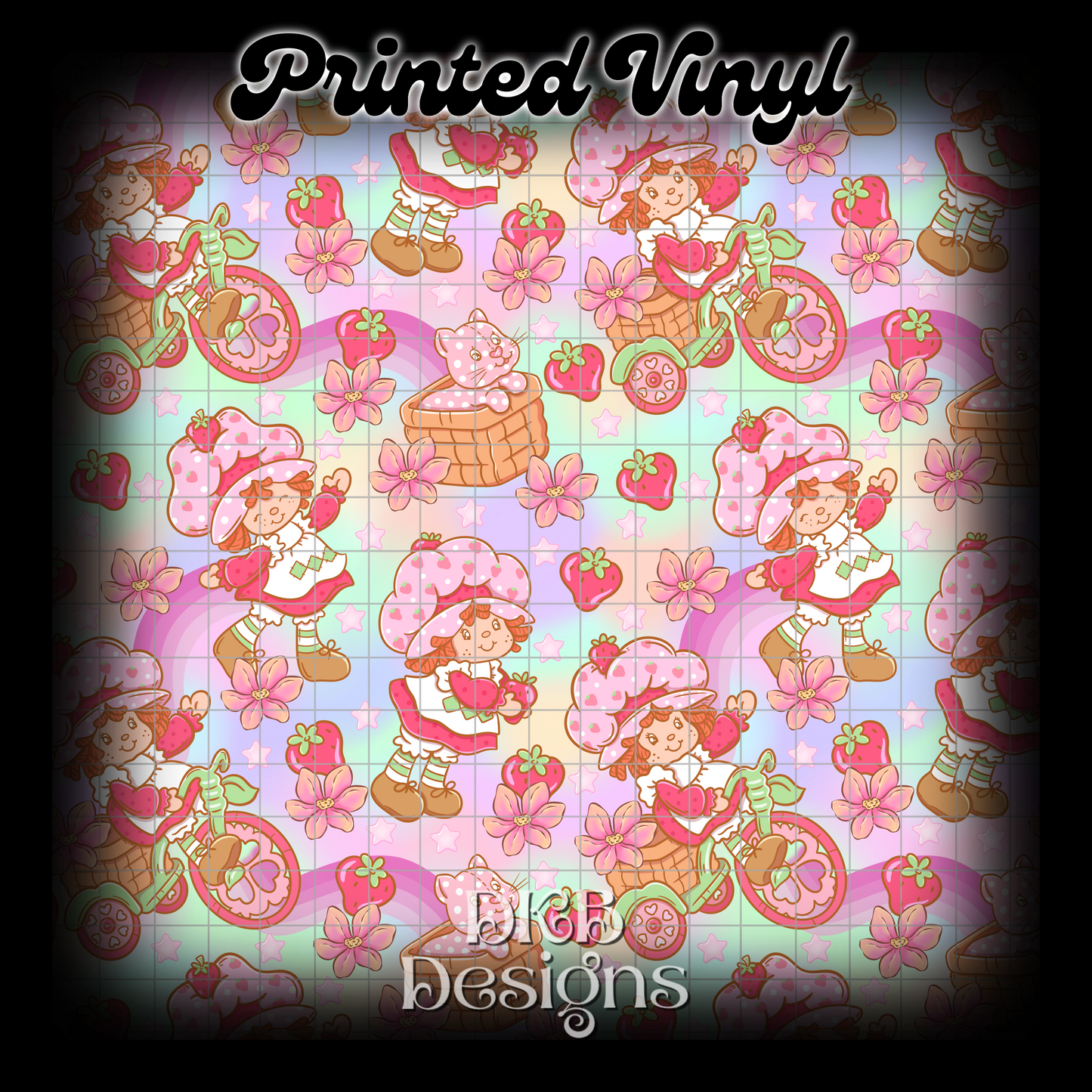 Strawberry Printed Vinyl (6 color ways)