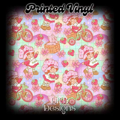 Strawberry Printed Vinyl (6 color ways)