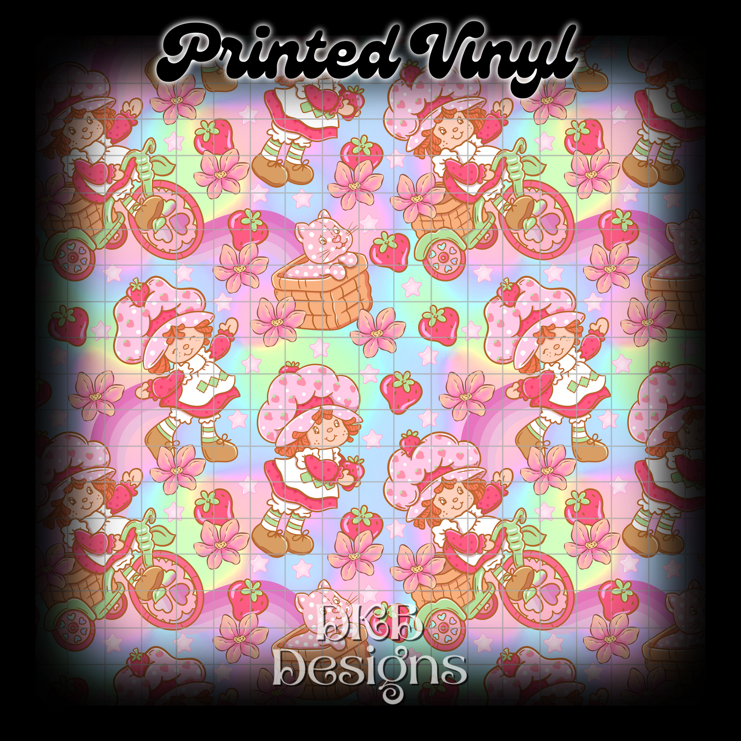 Strawberry Printed Vinyl (6 color ways)