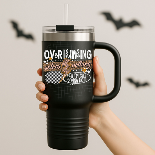 Over thinking white UV DTF