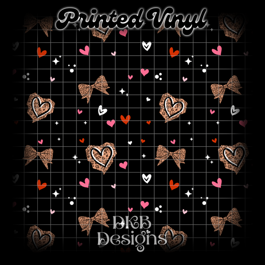 Leopard hearts Vinyl