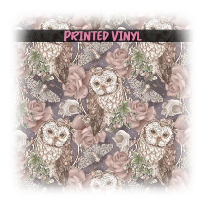 Whispers of wisdom roses Printed Vinyl (3 color ways)