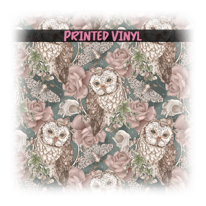 Whispers of wisdom roses Printed Vinyl (3 color ways)