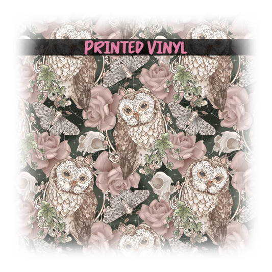 Whispers of wisdom roses Printed Vinyl (3 color ways)