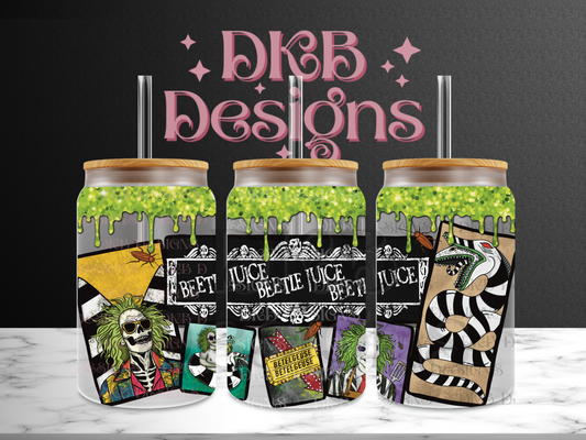 🪲 juice 16oz glass can UV DTF