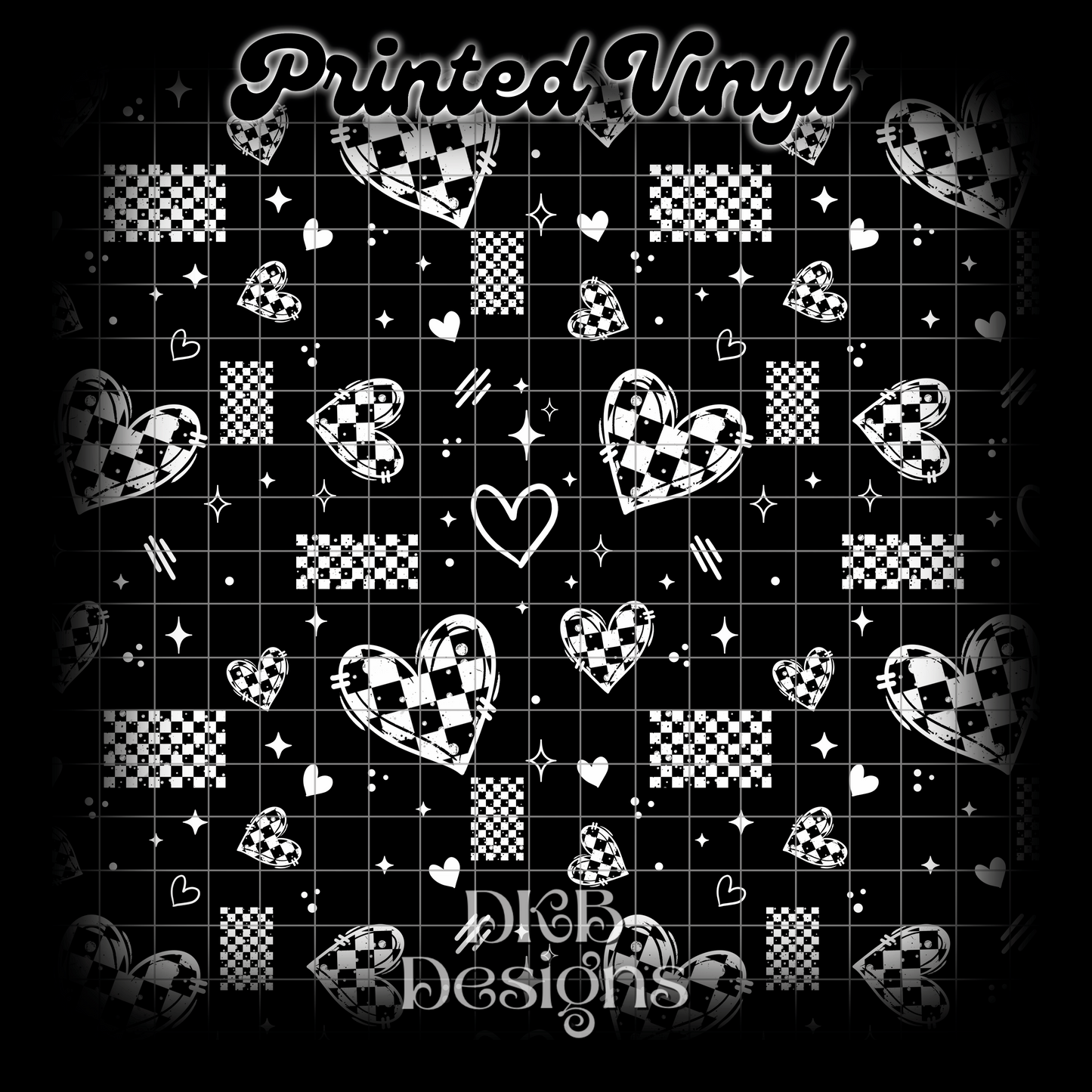 Less I care black Printed Vinyl