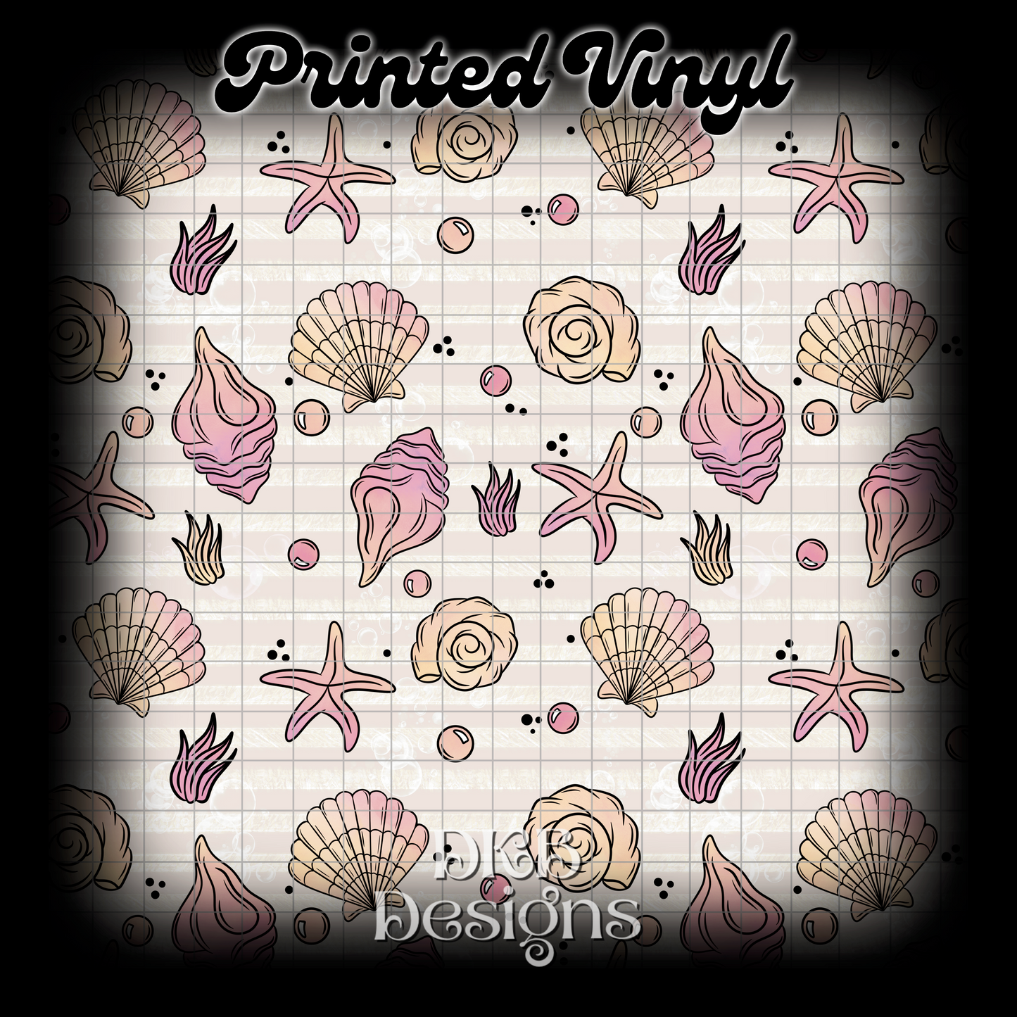 Seashells Printed Vinyl
