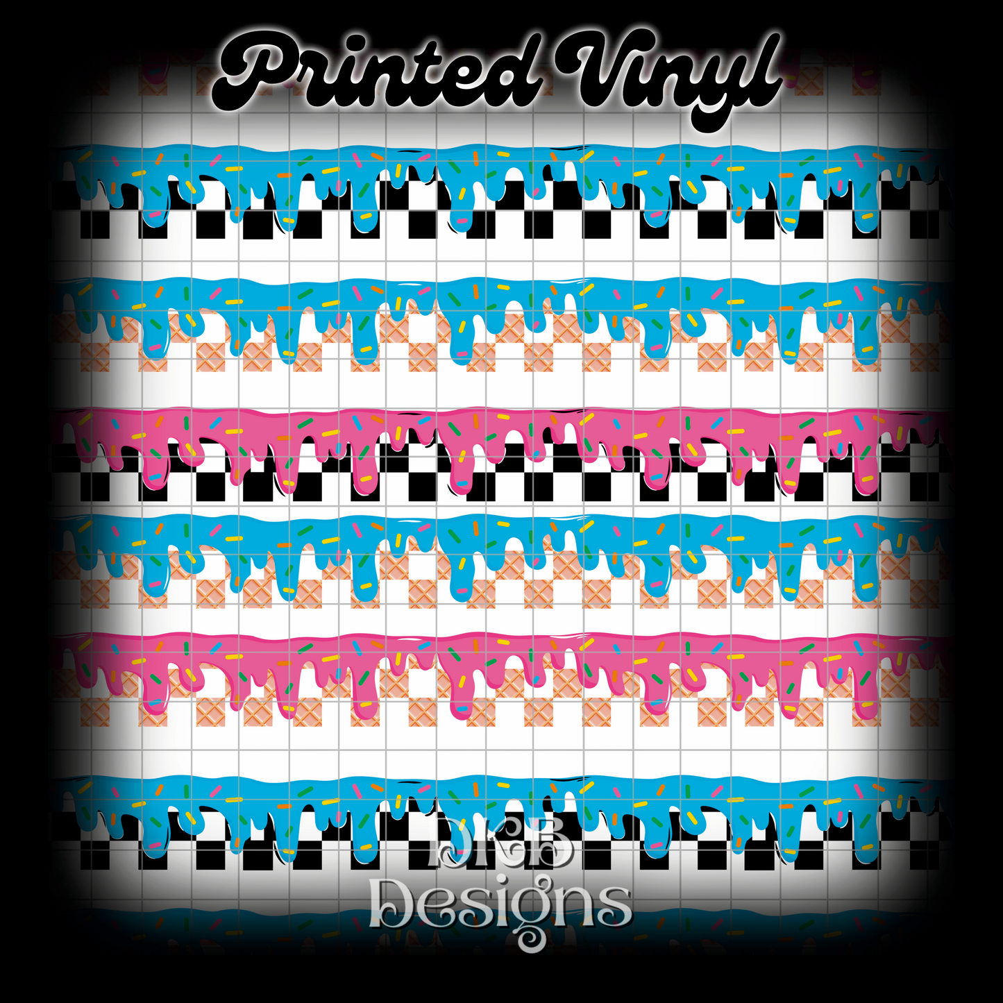 Summer vibes Printed Vinyl