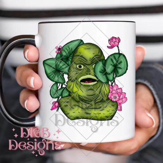 Swamp monster UV DTF