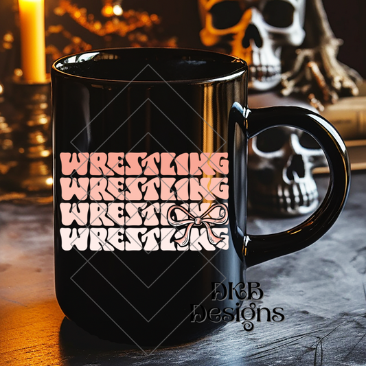 Wrestling bow UV DTF