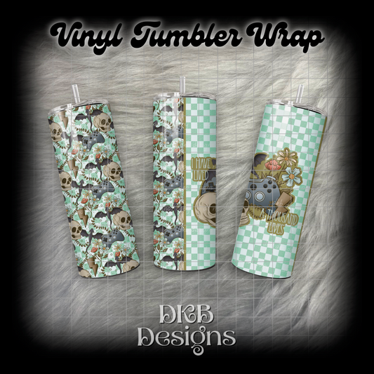 I have lived a thousand lives vinyl tumbler wrap